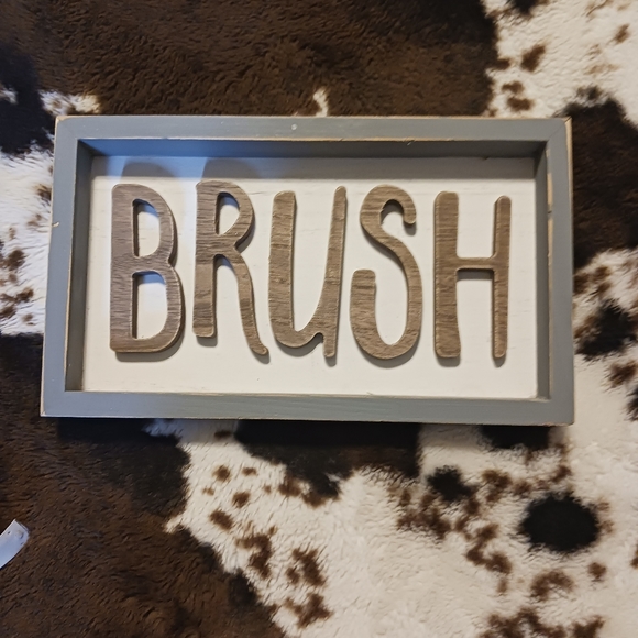 NWT Farmhouse Bathroom Decor Sign Set - Picture 3 of 6